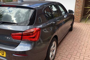 Bmw rear windscreen replaced in drive way