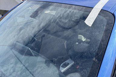 Honda Windscreen repaired on clients address
