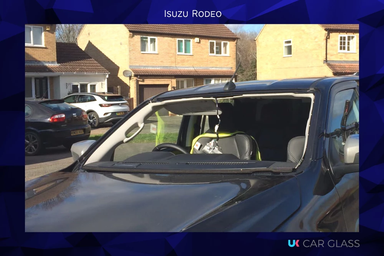 Isuzu Rodeo Windscreen replaced in Northampton