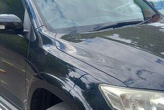 Mercedes ML front windscreen replace on parkingspot