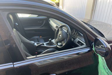 Vandalism or burglary on bmw sidewindow get fixed